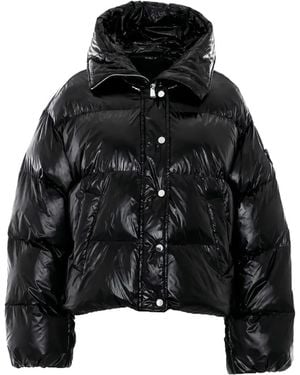 Pinko Impasto Padded High-Neck Jacket - Black