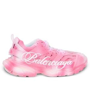 Balenciaga Track Sneakers Mit Logo-Print - Pink
