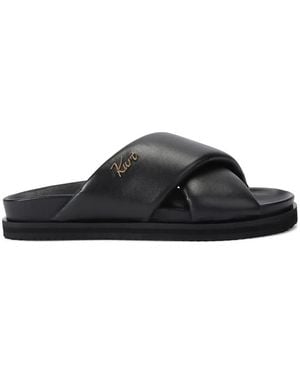 Kurt Geiger Baron Cutout Slide Sandals - Black