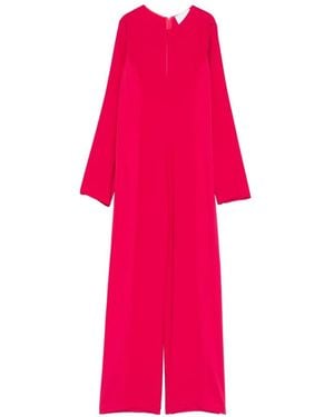Erika Cavallini Semi Couture Long-Sleeve Jumpsuit - Pink