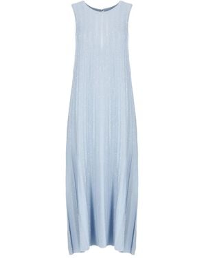 D.exterior Sequin-Embellished Maxi Dress - Blue