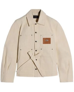 Simone Rocha Workwear Bow Jacket - Natural
