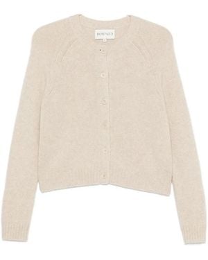 Bompard Raglan-Sleeved Cardigan - White