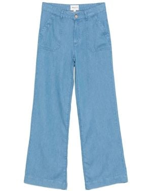 MAISON 123 Rachel Wide-Leg Jeans - Blue