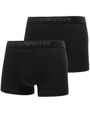 EA7 Set Boxer Con Logo Jacquard - Nero