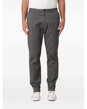 ARMANI EXCHANGE Belt-Loop Buttoned Trousers - Grey