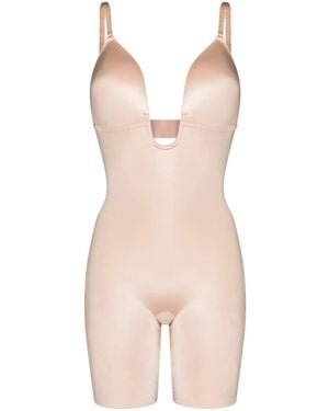 Spanx Suit Your Fancy Plunge Mid-Thigh Bodysuit - Multicolour
