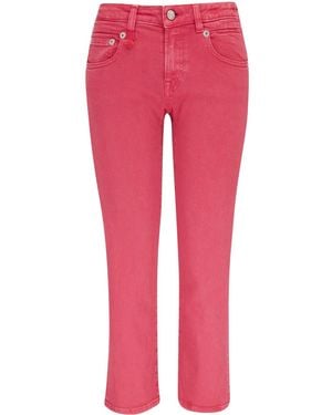 R13 Jeans Met Logopatch - Rood