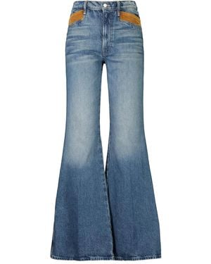 Mother Jean Pointy Pocket Doozy Heel - Bleu