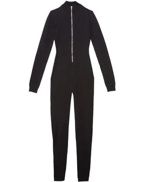 Fleur du Mal Knitted Catsuit - Black