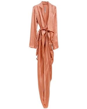 Rick Owens Draped Dress - Orange