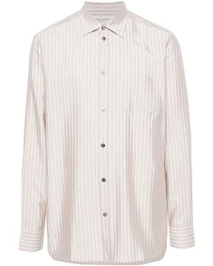 Golden Goose Long-Sleeve Striped Shirt - White