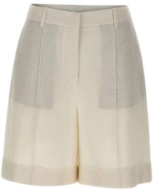 Eleventy Turn-Up Shorts - Natural