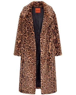 Simon Miller Jetz Cheetah-Print Coat - Brown