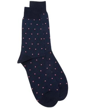 Paul Smith Naveen Polka-Dot Socks - Blue
