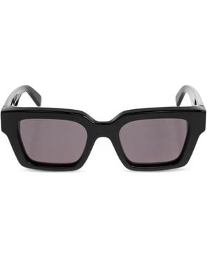 Off-White c/o Virgil Abloh Arrows-Motif Square-Frame Sunglasses - Grey