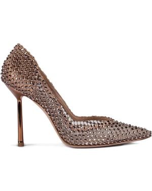 Le Silla 100Mm Gilda Crystal-Embellished Pointed-Toe Court Shoes - Pink