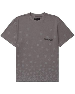 Purple Brand ロゴ Tシャツ - グレー