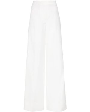 Stella McCartney ウールワイドパンツ - ホワイト