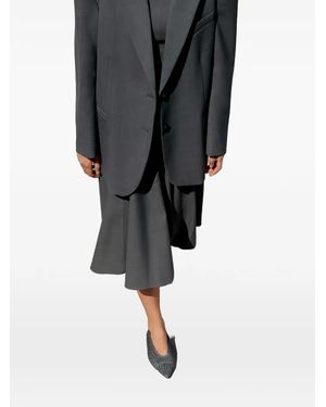 Castañer Bassi pointed flat - Schwarz