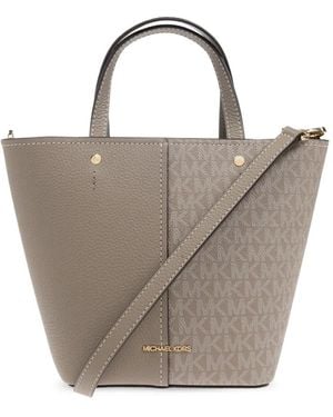 MICHAEL Michael Kors Mittelgroße Flora Tote Bag - Grau