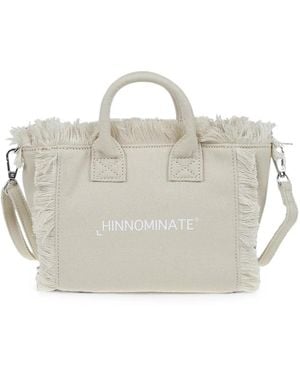 hinnominate Borsa A Spalla Con Frange - Bianco