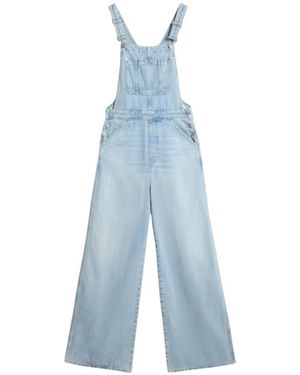 7 For All Mankind Pocket Jumpsuit - Blue