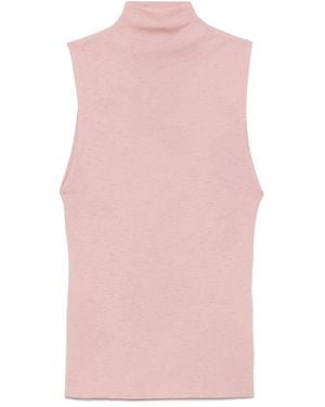 Nanushka Turtleneck Top - Pink