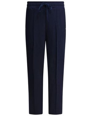Altum Side-Stripe Drawstring Track Trousers - Blue