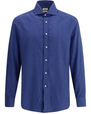 Brunello Cucinelli Cotton Blouse - Blue