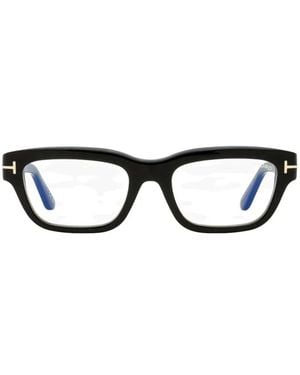 Tom Ford Rectangular-Frame Glasses - Black