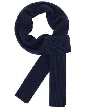 BOGGI Ribbed Scarf - Blue