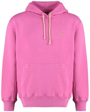 Autry Sudadera con capucha y aplique del logo - Rosa