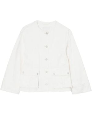 3.1 Phillip Lim Buttoned Cotton Jacket - White