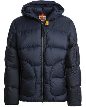 Parajumpers フーデッド キルティングジャケット - ブルー