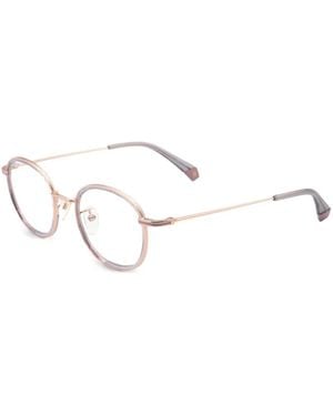 Polaroid Round-Frame Glasses - White