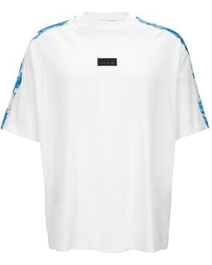 Versace Jeans Couture Pattern-Panel T-Shirt - White