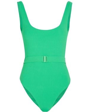 Melissa Odabash Rio Ribbed Swimsuit - Green