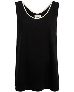 KHAITE Longo Top - Zwart