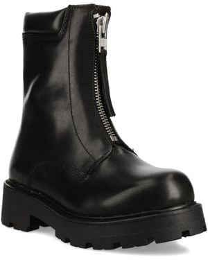 Vagabond Shoemakers Zip-Detail Tassel Boots - Black