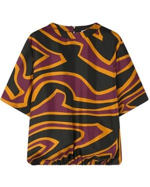 PUCCI Oberteil Mit Labirinto-Print - Schwarz