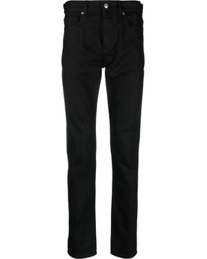 Zadig & Voltaire Logo-Patch Straight-Leg Jeans - Black