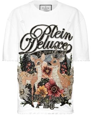 Philipp Plein Fairy Sequin-Embellished T-Shirt - White