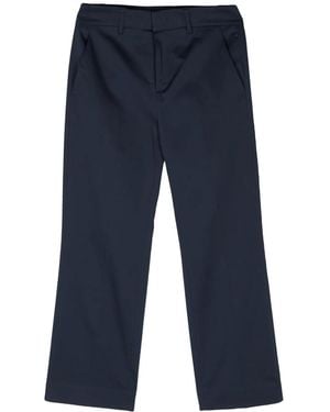 Dondup Meli Satin Trousers - Blue