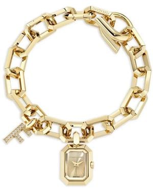 Ferragamo Charm 20Mm Watch - Metallic