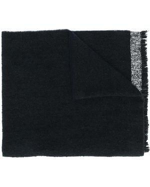 Zanone Herringbone Scarf - Black