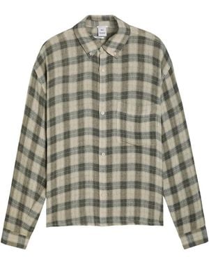 Won Hundred Camicia Maza A Quadri - Neutro