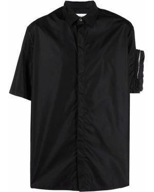 Ambush Short-Sleeved Zip-Pocket Shirt - Black