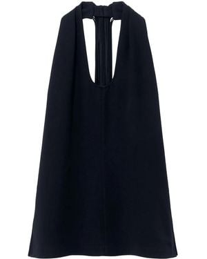 Proenza Schouler Miller Halter-Neck Top - Black