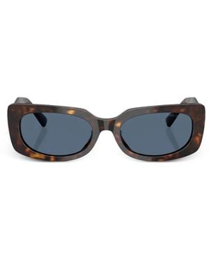 Jimmy Choo Rectangle-Frame Sunglasses - Blue